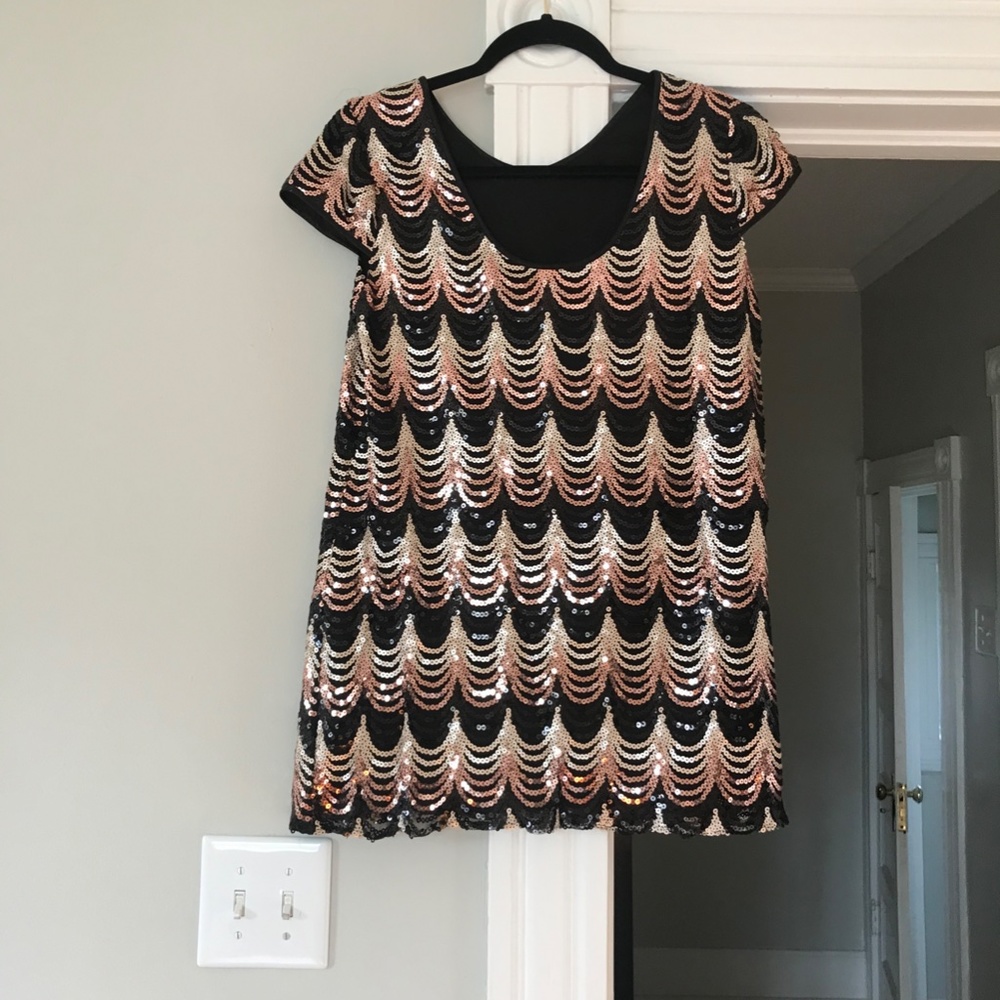 Sequined Mini Dress - Picture 2 of 3